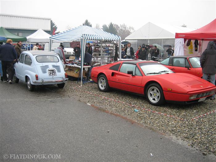 Fiat 600 and Ferrari